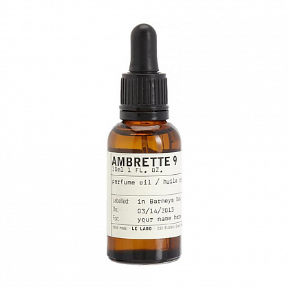 Le Labo Ambrette 9 Парфюмерное масло, 30 мл 